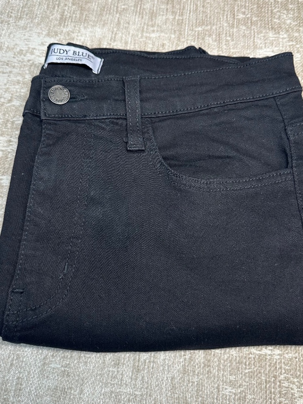 Judy Blue black skinny jeans non-distressed size 13/31